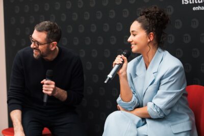 Istituto Marangoni Pariisissa isännöi Lena Mahfoufin inspiroivaa keskustelua opiskelijoiden kanssa 2