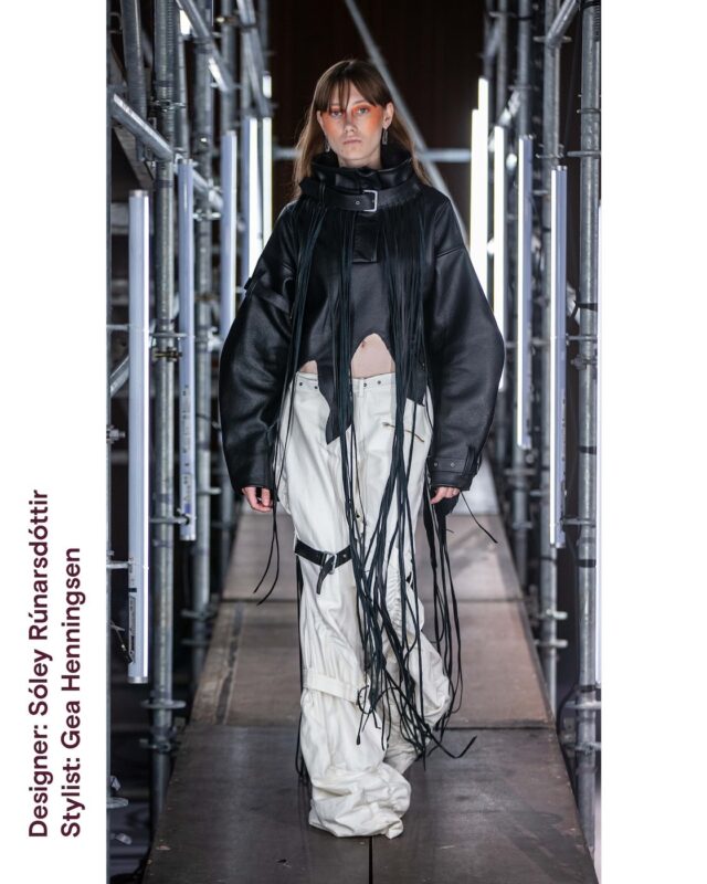 Suunnittelu: Sóley Rúnarsdóttir. Stailaus: Gea Henningsen. NABA Fashion Show 2026.